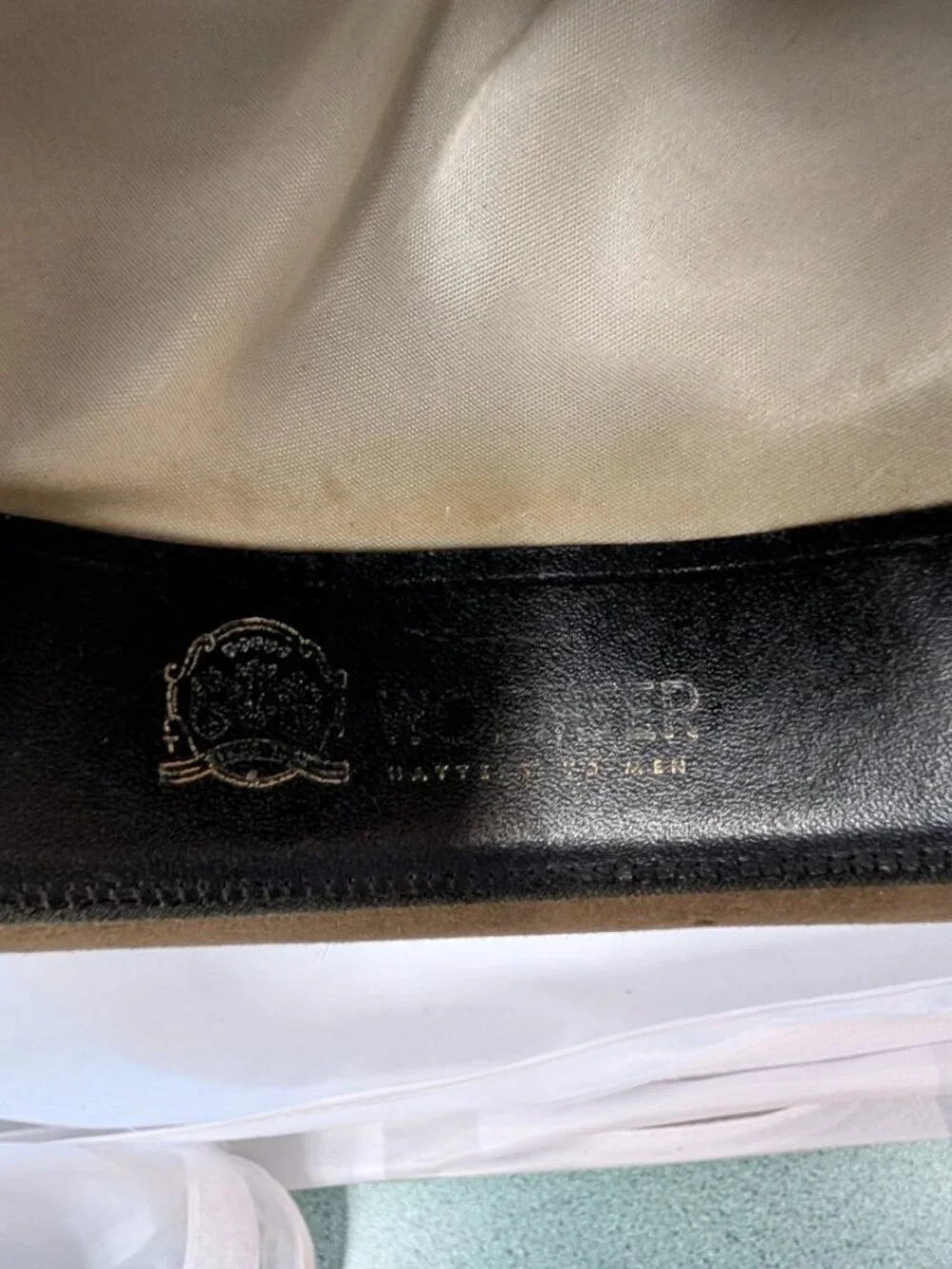 Vintage Wormser Regency Series Light Brown Fedora 7 1/4